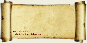 Danica Čakaranović vizit kartica